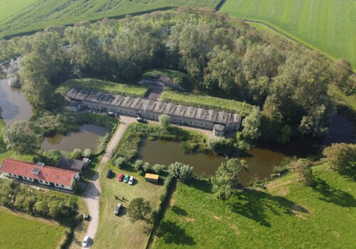 Dronebeeld Fort aan den Ham